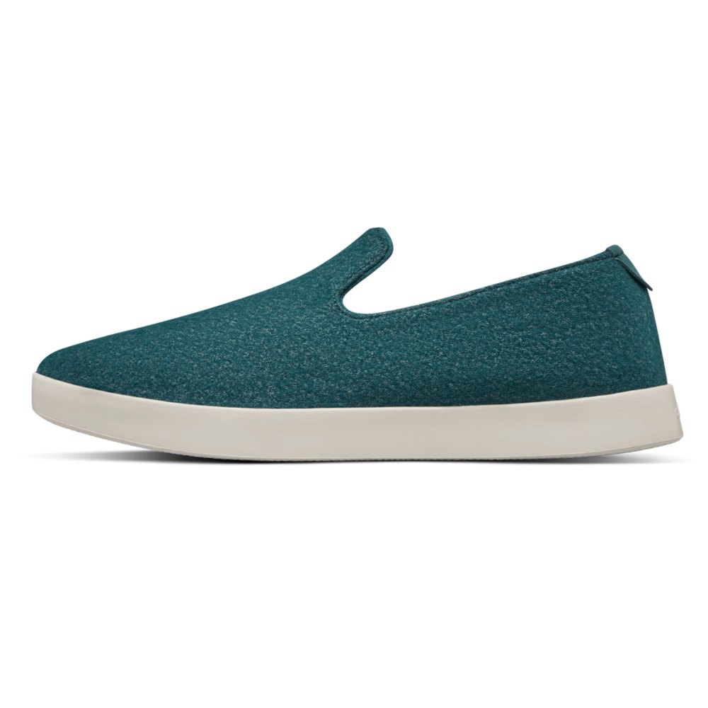 Allbirds Men\'s Slip-Ons Green - Wool Loungers - 28406MWNC